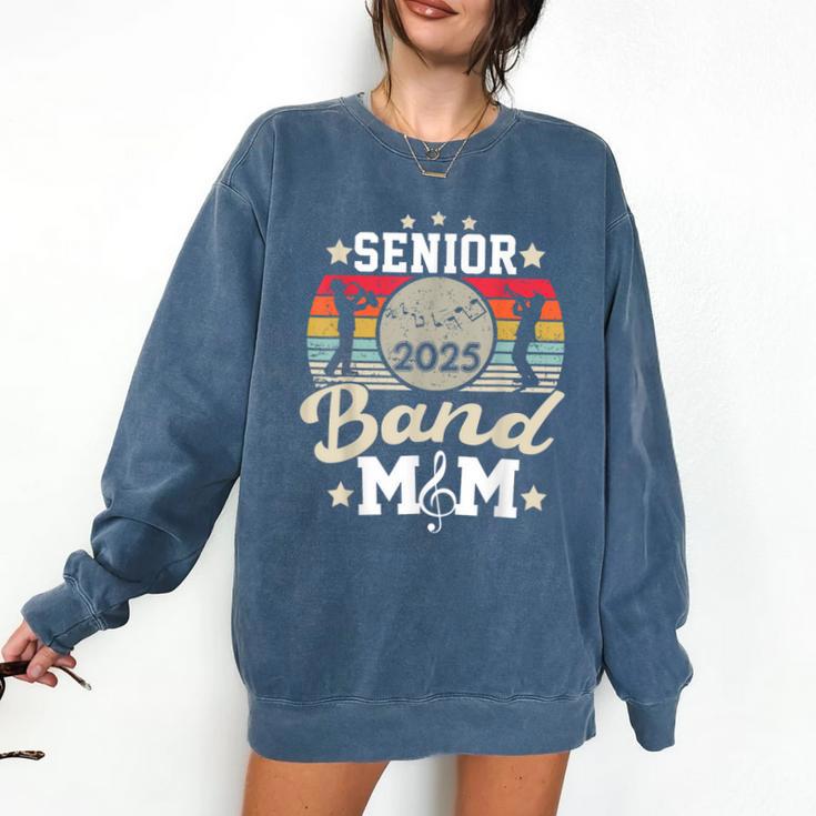 Proud Senior Mom Marching Band Mom Class Of 2025 Graduation Comfort Colors Sweatshirt