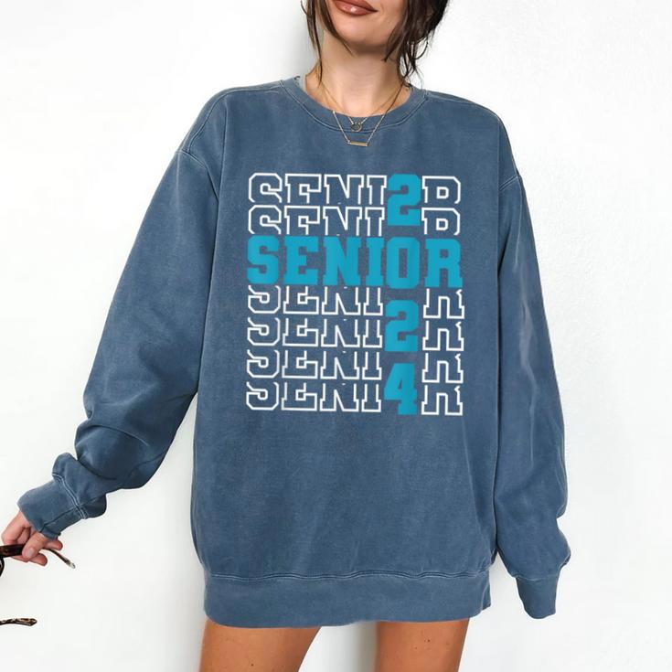 Senior 2024 Graduation Class Of 2024 Senior Boys Girls Comfort Colors Sweatshirt