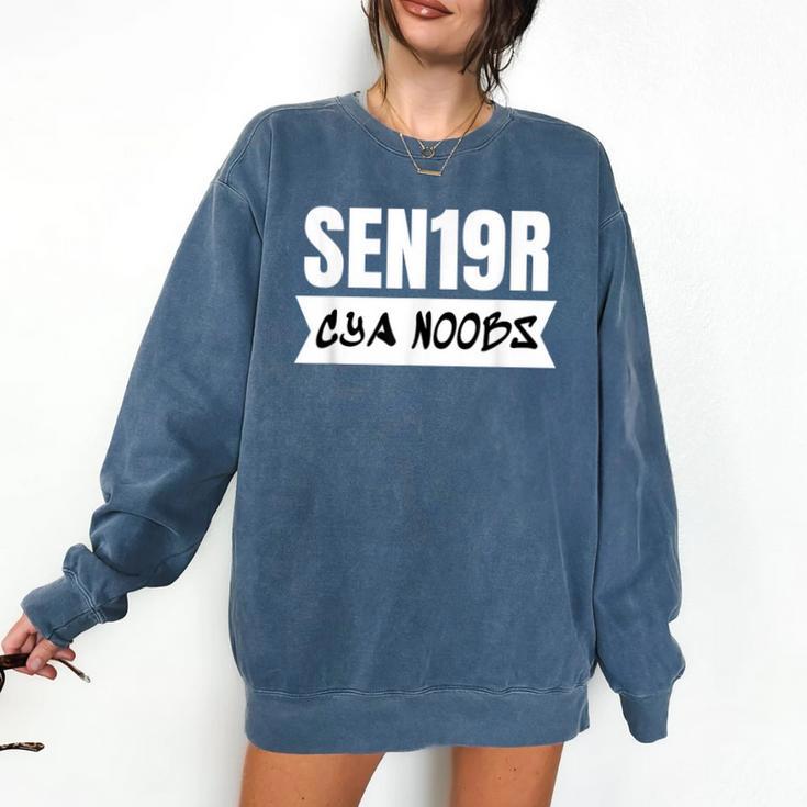 Senior Class 2019 Shirt High School Graduation Geek Comfort Colors Sweatshirt