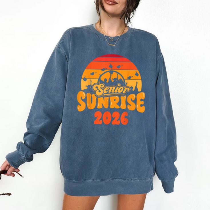 Senior Sunrise Class Of 2026 Graduation Proud Graduate Retro Comfort Colors Sweatshirt