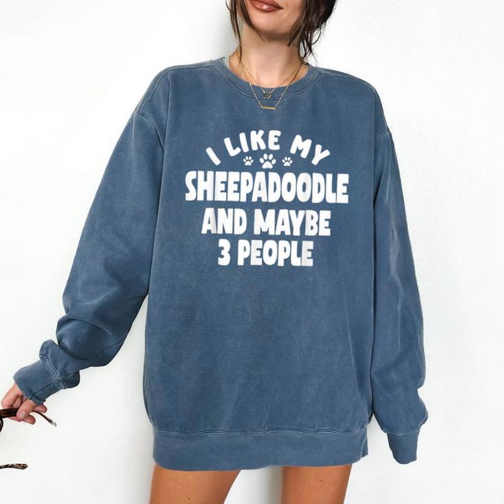 Sheepadoodle Fur Parent Sheeppoo Lover Dog Owner Introvert Comfort Colors Sweatshirt Sheepadoodle Fur Parent Sheeppoo Lover Dog Owner Introvert Comfort Colors Sweatshirt