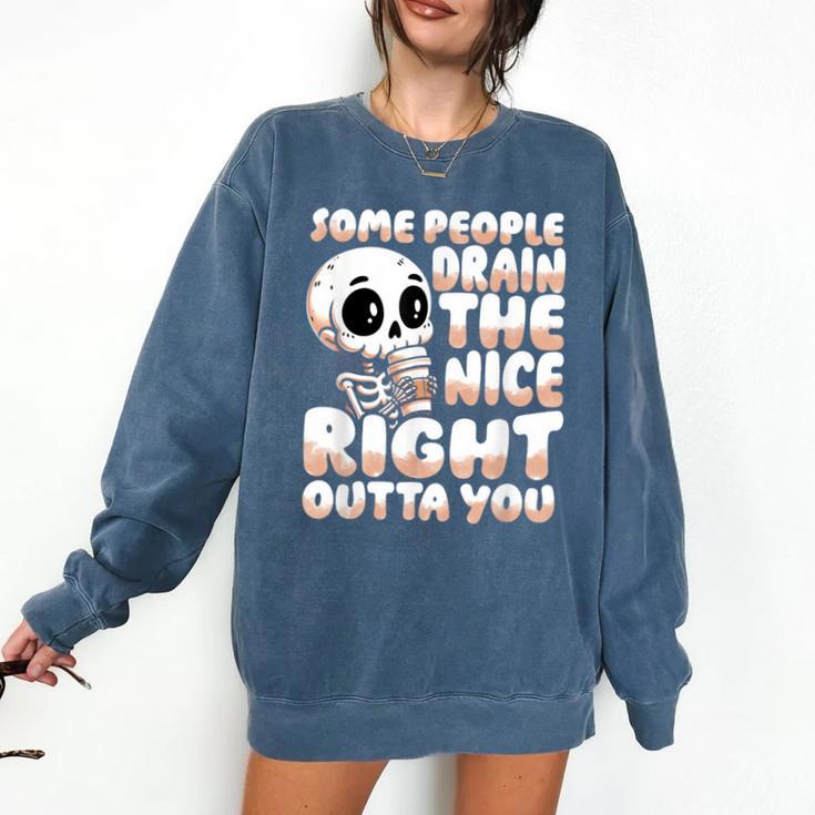 Skeleton Coffee Lover Introvert Comfort Colors Sweatshirt Skeleton Coffee Lover Introvert Comfort Colors Sweatshirt