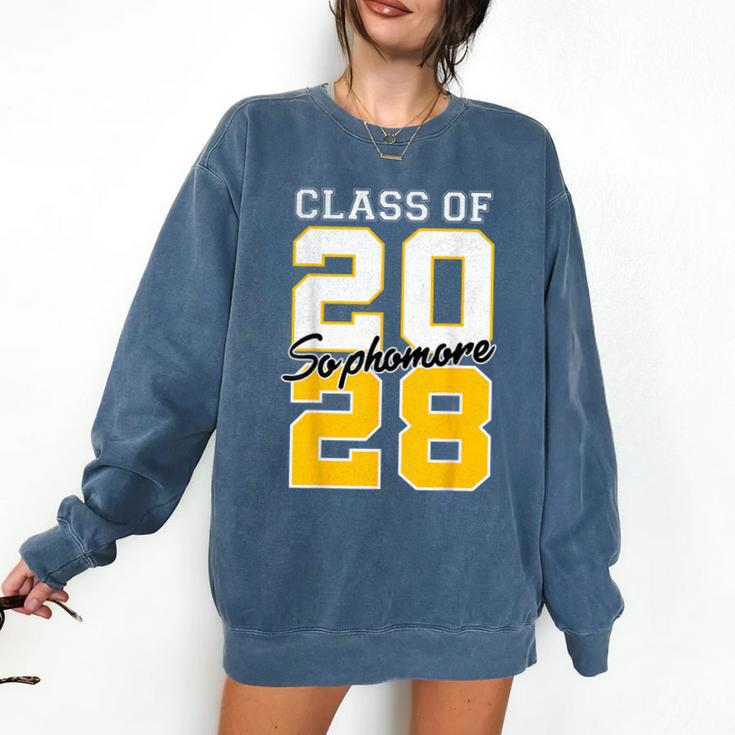 Sophomore 2028 Class Of 2028 Graduation 2028 10th Grade Comfort Colors Sweatshirt