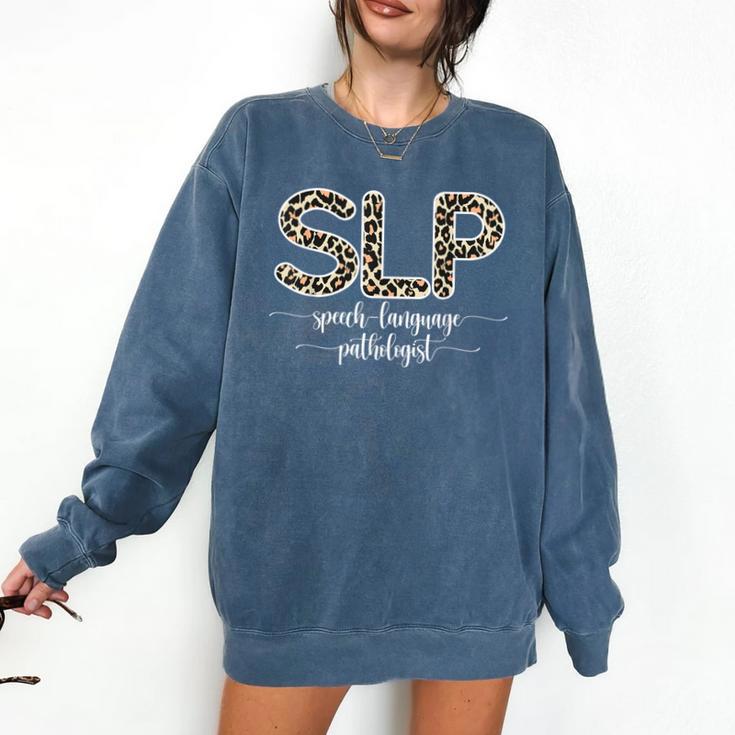 Speech Therapy Graduation For CCC-SLP Therapist Comfort Colors Sweatshirt
