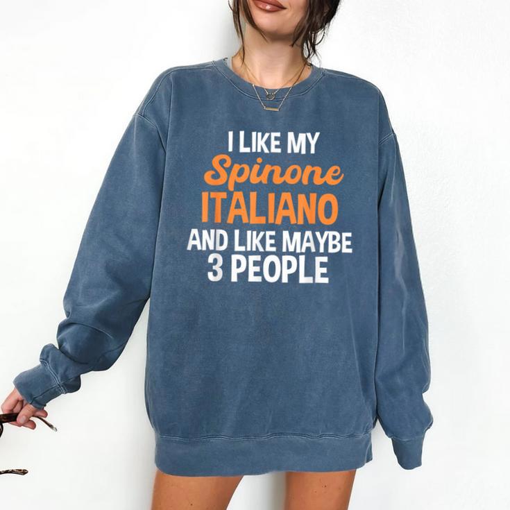 Spinone Italiano Dog Introvert Bracco Spinoso Fur Parent Comfort Colors Sweatshirt