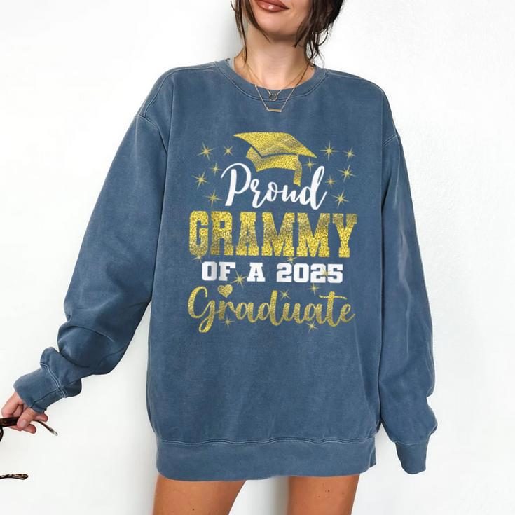 Super Proud Grammy Of 2025 Graduate Senior Graduation Family Comfort Colors Sweatshirt