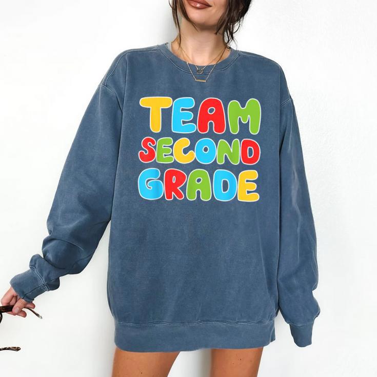 Team Second Grade Shirt 2nd Grade Back To School Graduation Comfort Colors Sweatshirt