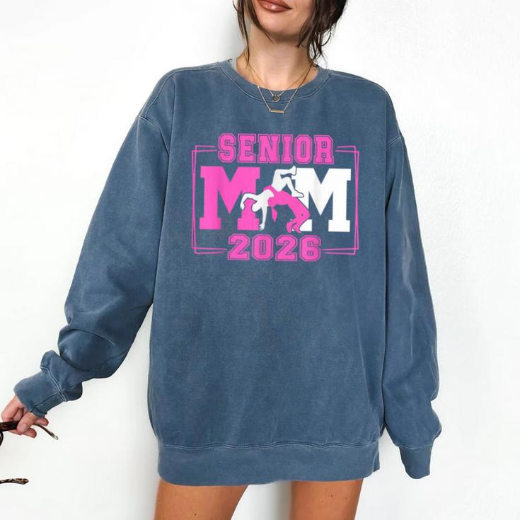 Wrestling Senior Mom Wrestling Senior 2026 Graduation Comfort Colors Sweatshirt