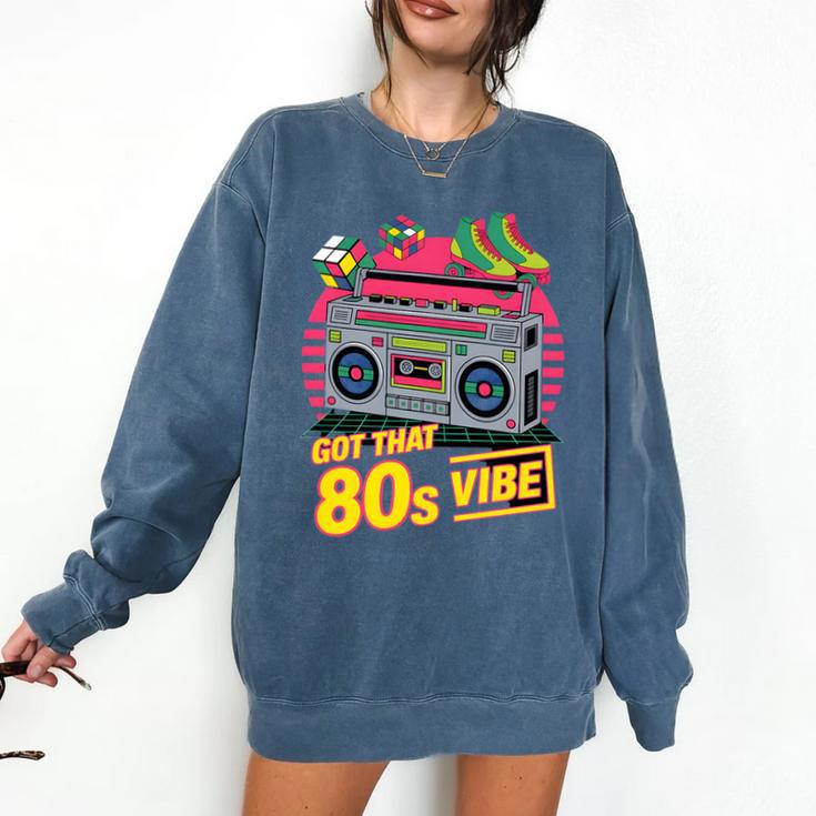 1980s 80s Reunion Nostalgia Memories Music School Grew Up Premium Tri-Blend Comfort Colors Sweatshirt