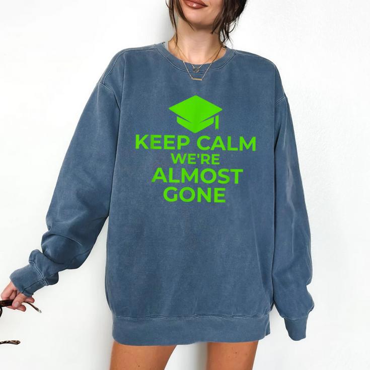 2018 Graduation  Red Green High School Color Comfort Colors Sweatshirt