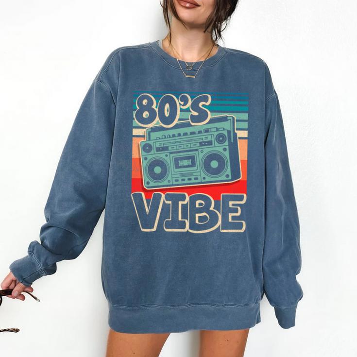 90's Vibe Vintage Style Cassette Tape Nostalgia 1990s Party Premium Tri-Blend Comfort Colors Sweatshirt