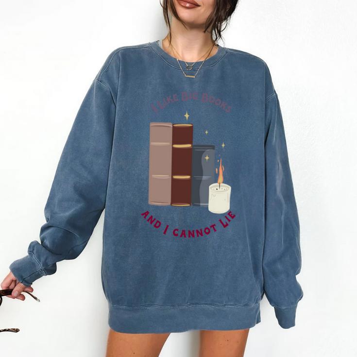 I Like Big Books Bookworm Tee Comfort Colors Sweatshirt