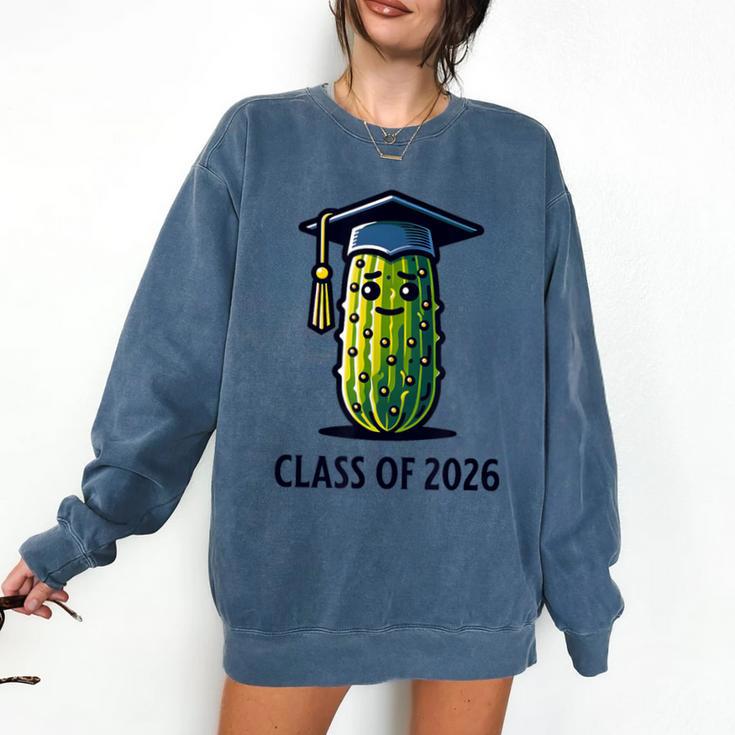 Class Of 2026 Graduation Pickle Trendy Graduate Humor Comfort Colors Sweatshirt