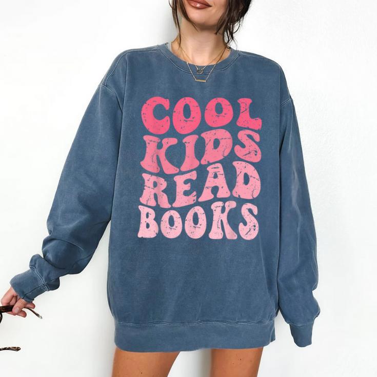 Cool Kids Read Books Library Book Reader Book Nerd Comfort Colors Sweatshirt