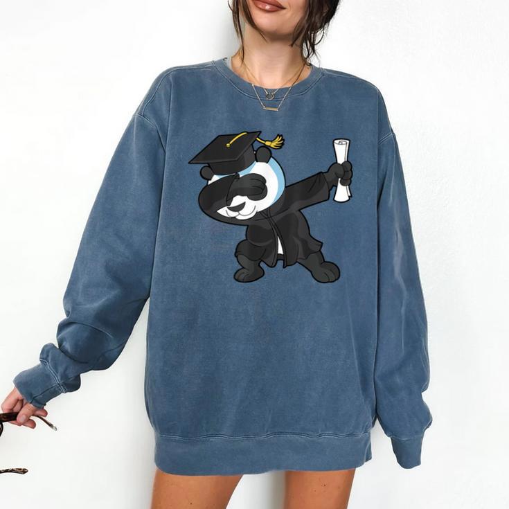 Dabbing Panda Bear Graduation Senior 2019 Shirt Comfort Colors Sweatshirt