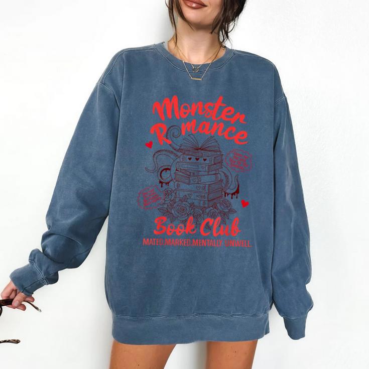 Dark Romance Reader Reading Monster Romance Book Club Comfort Colors Sweatshirt