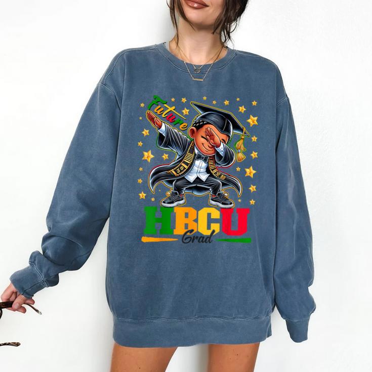 Future HBCU Grad Dabbing Kid Graduation For Boys Kids Comfort Colors Sweatshirt