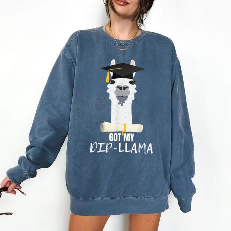 Graduation For Him & Her Got My Dip-Llama Comfort Colors Sweatshirt