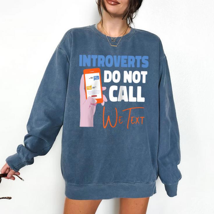 We Just Text Introvert For Quiet People Raglan Baseball Tee Comfort Colors Sweatshirt