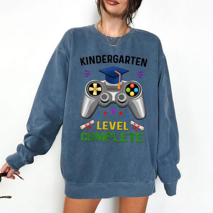 Kindergarten Level Complete Graduation Class 2023 Gamer Kids Comfort Colors Sweatshirt