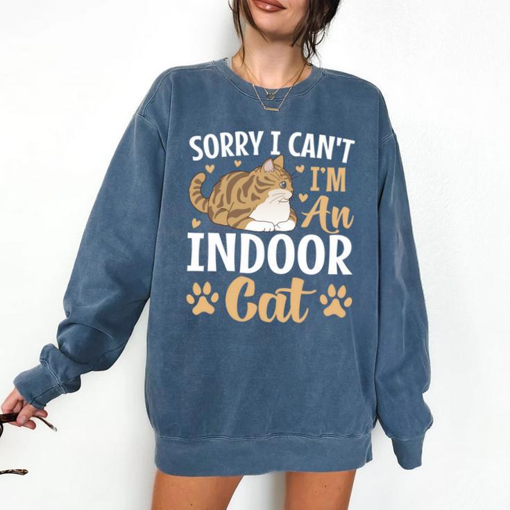 Kitty Pet Lover Introvert Person Cats Show Family Member Comfort Colors Sweatshirt