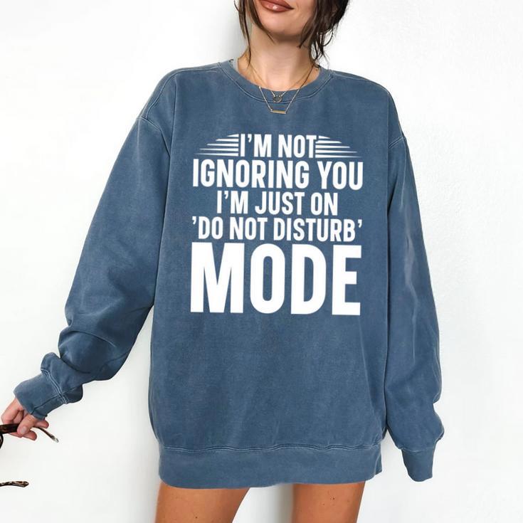 Leave Me Alone Tee Introvert Humor Comfort Colors Sweatshirt