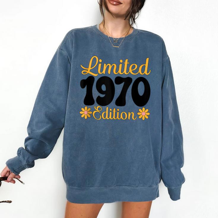 Limited 1970 Edition Retro Vintage 70s Nostalgia Comfort Colors Sweatshirt