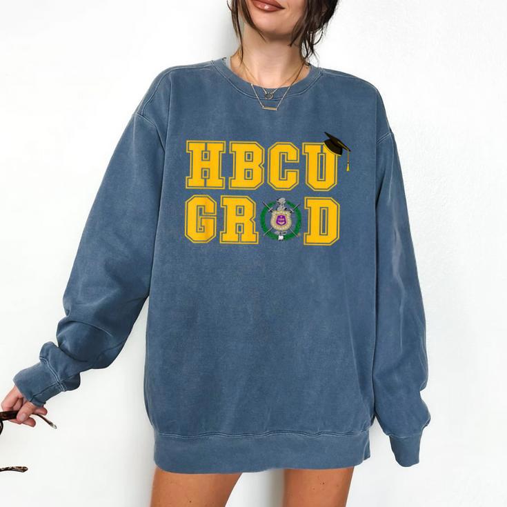 Omega Psi Phi Fraternity Paraphernalia HBCU Graduation Comfort Colors Sweatshirt
