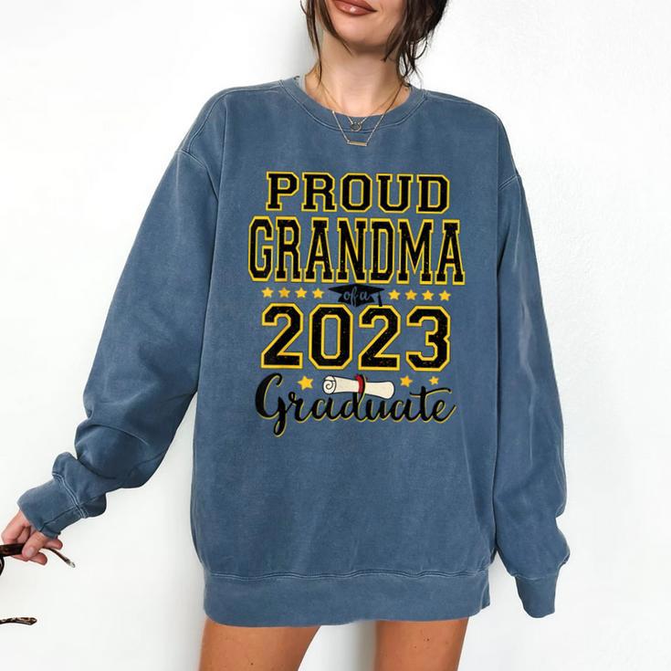 Proud Grandma Of A 2023 Graduate Graduation Comfort Colors Sweatshirt