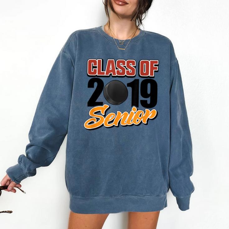 Senior Class Of 2019 Tshirt Graduation Students Hockey Comfort Colors Sweatshirt