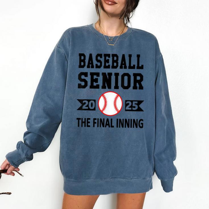 Senior Class Of 2025 Baseball Senior Night Graduation Party Comfort Colors Sweatshirt