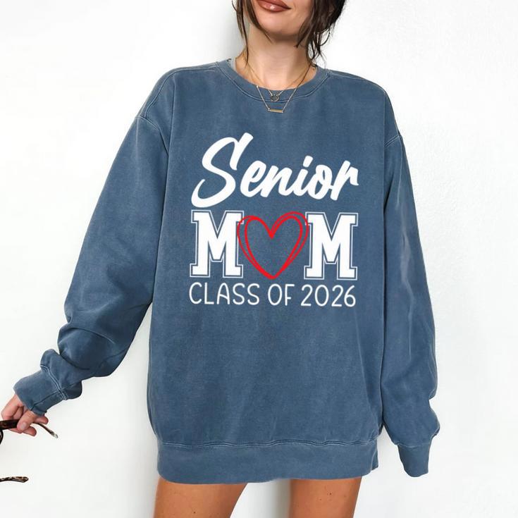 Senior Mom Class Of 2026 Graduation Premium Tri-Blend Comfort Colors Sweatshirt