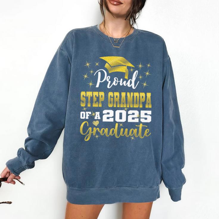 Super Proud Step Grandpa Of 2025 Graduate Graduation Family Premium Comfort Colors Sweatshirt