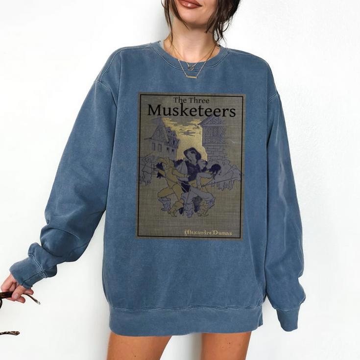 The Three Musketeers Book Cover Comfort Colors Sweatshirt