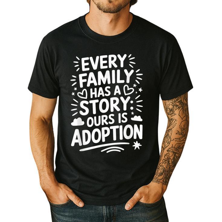 Adoptive Mom Adoption Dad And Adoption Day Foster Care Men's Casual T-Shirt