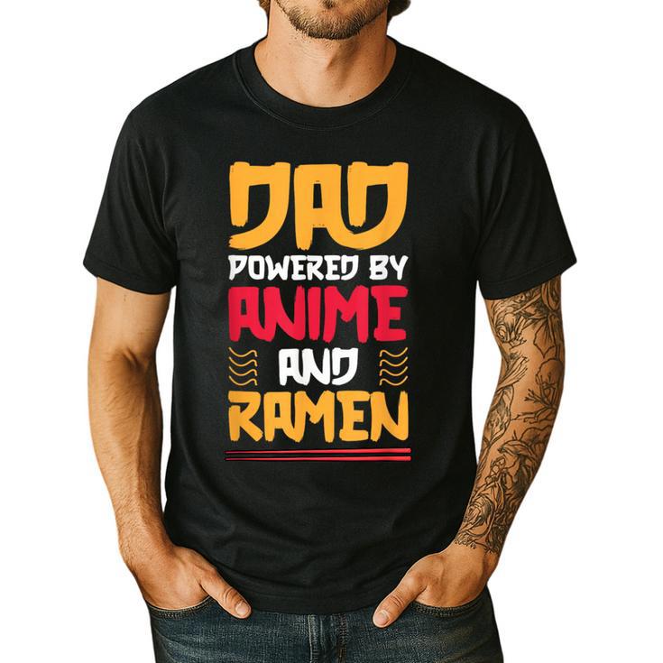 Anime Fathers Day Japanese Manga Otaku Kawaii Anime Dad Men's Casual T-Shirt