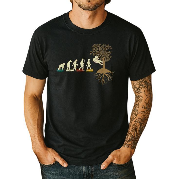 Arborist Tree Trimmer  Classic Fit Short Sleeve Crew Neck Arborist For Him Husband Dad Friend Solid With Letter Print Size Small Men's Casual T-Shirt