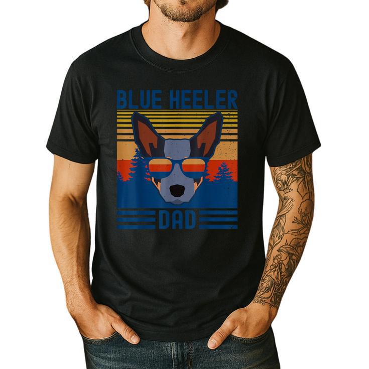 Australian Cattle Dog Blue Heeler Dad Men's Casual T-Shirt