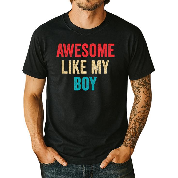 Awesome Like My Boy Mom Dad Men's Casual T-Shirt