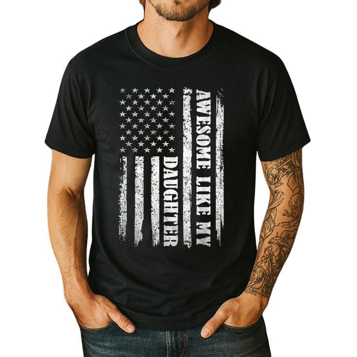 Awesome Like My Daughter Men For Dad Fathers Day Men's Casual T-Shirt
