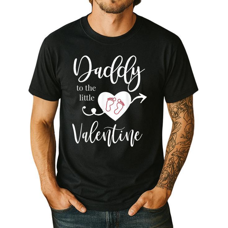 Baby Reveal Valentine Pregnancy Announce Daddy Shirt Men's Casual T-Shirt
