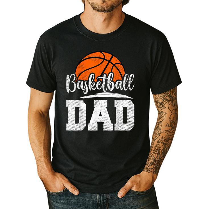 Basketball Dad Basketball Player Game Day Father's Day Men's Casual T-Shirt