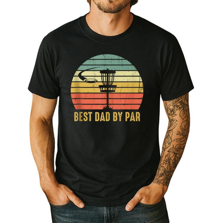 Best Dad By Par Disc Golf Father's Day Men's Casual T-Shirt