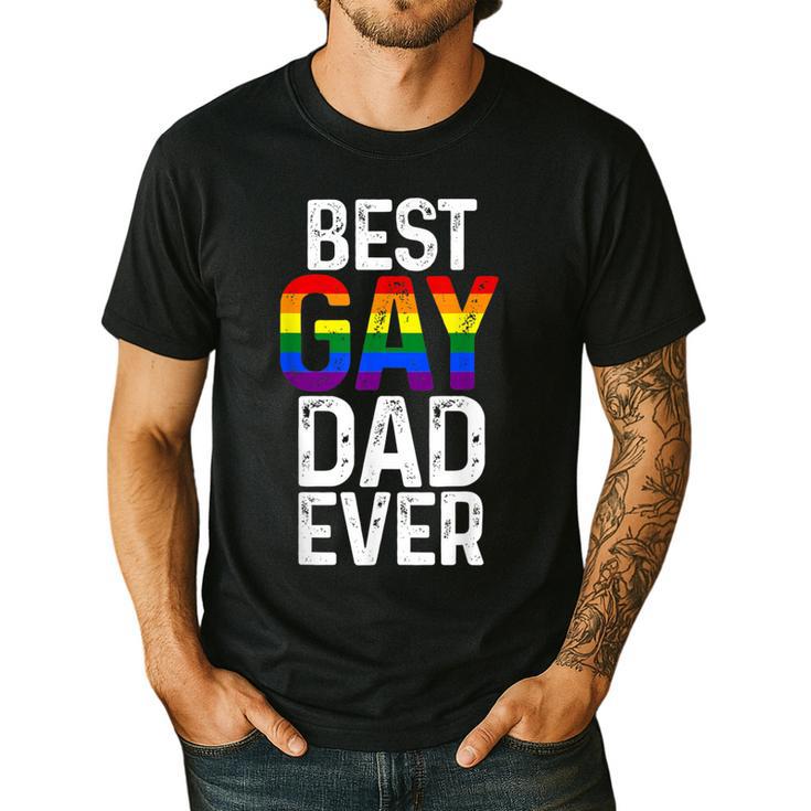 Best Gay Dad Ever LGBTQ Men's Casual T-Shirt