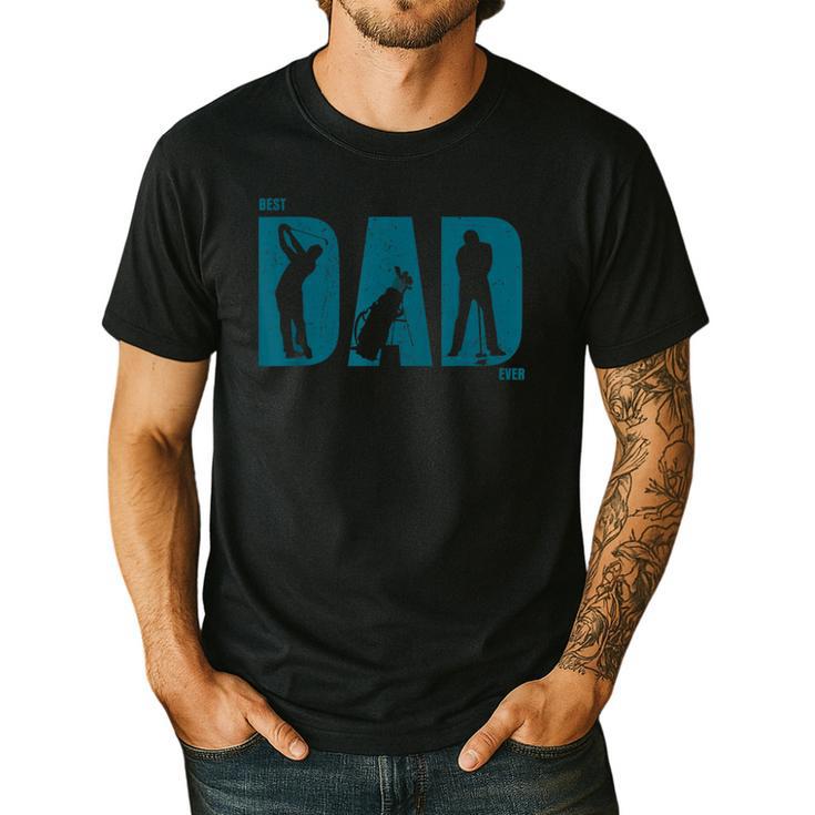 Best Golf Dad Ever T Shirt Golf Dad Shirt Men's Casual T-Shirt