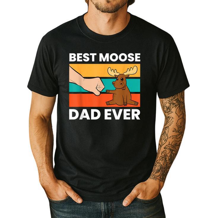Best Moose Dad Ever Moose Men's Casual T-Shirt