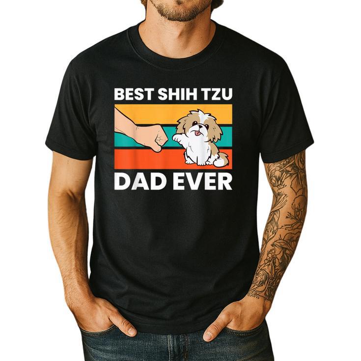 Best Shih Tzu Dad Ever Shih Tzu Men's Casual T-Shirt