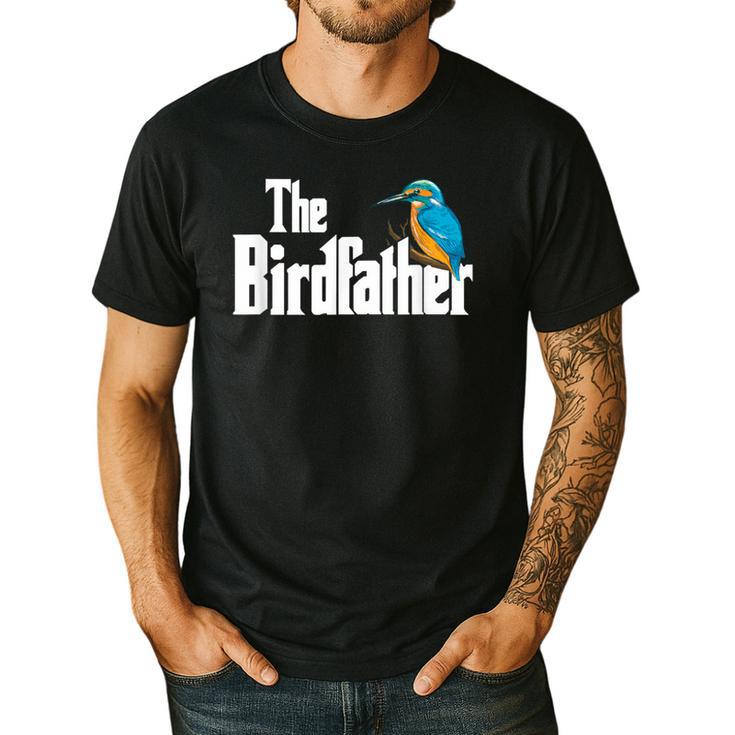 The Bird Father Bird Watching Meme Birder Dad Men's Casual T-Shirt