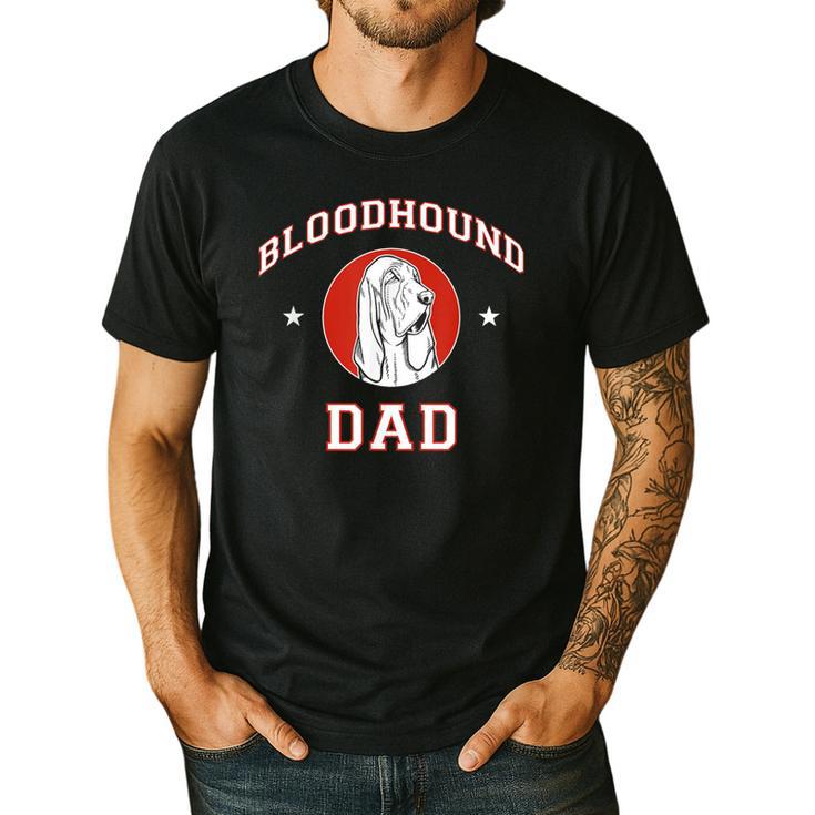Bloodhound Dad Dog Father Men's Casual T-Shirt