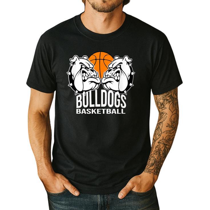 Bulldogs Basketball Shirt Basketball Mom Dad Players Tshirt Men's Casual T-Shirt